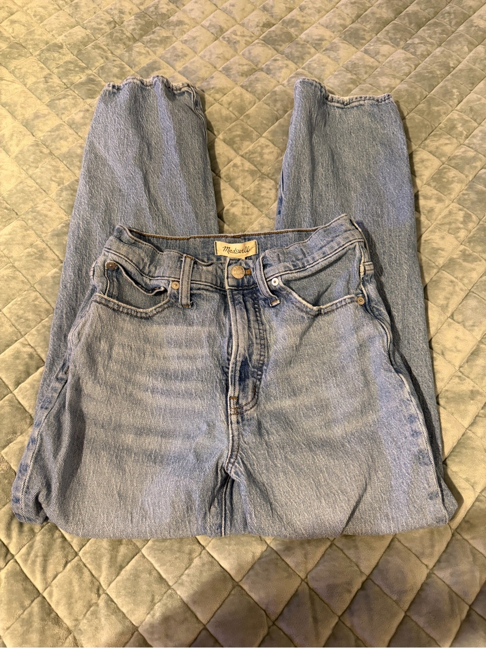 Madewell The Perfect Vintage Straight Leg Jeans Light Wash Size 26